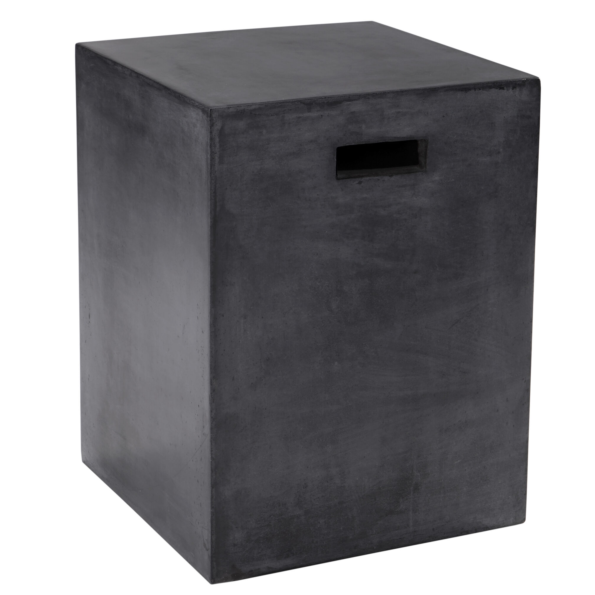 Castor 18 X 13.75 inch Black Outdoor End Table